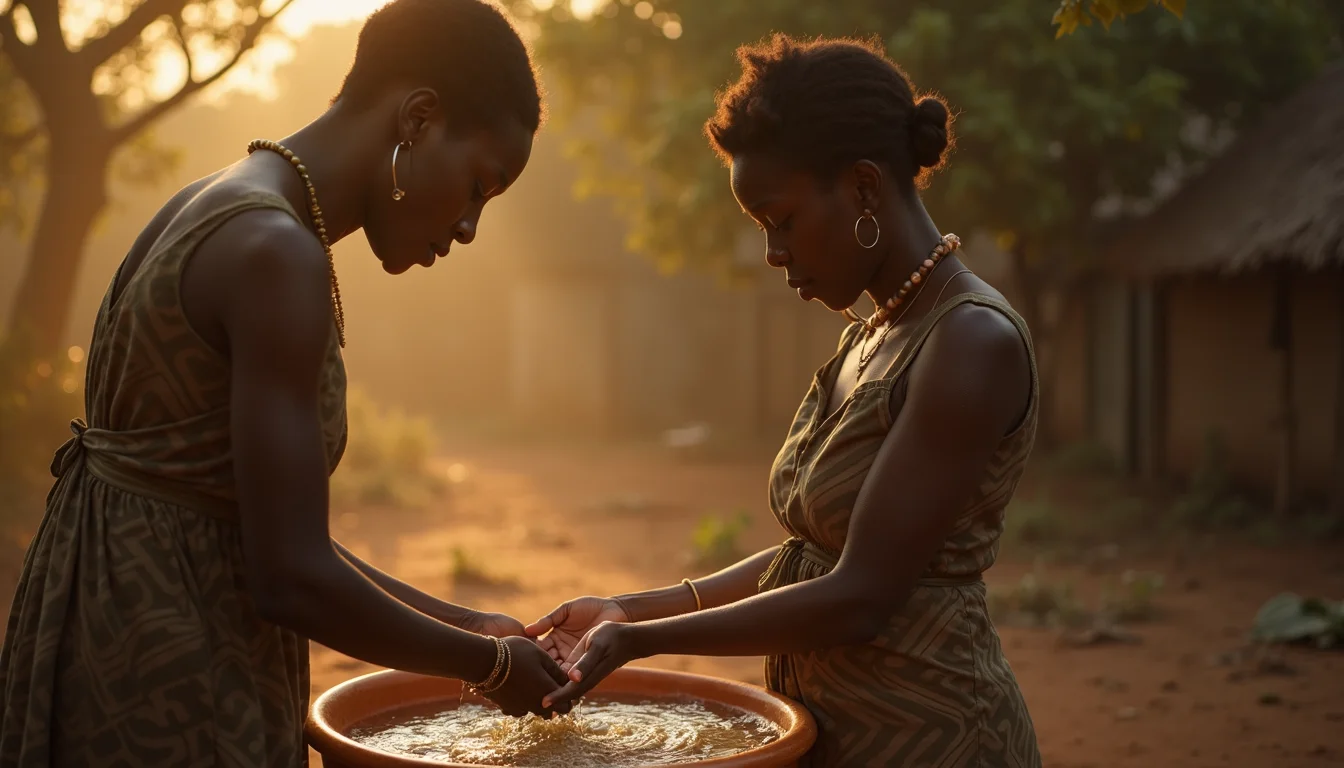 Bain de purification avant d'entrer dans une nouvelle relation