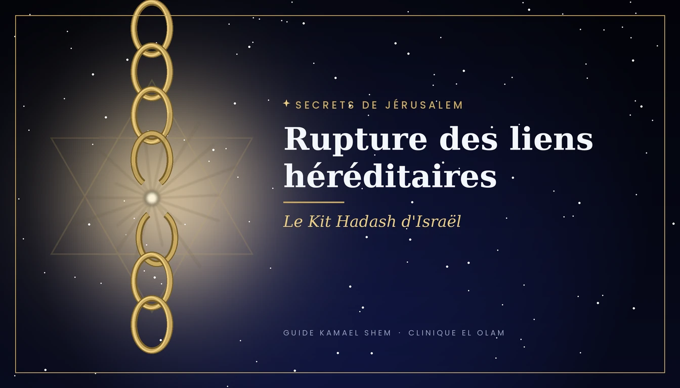 Rupture des liens héréditaires — le Kit Hadash d'Israël, Guide Kamael Shem