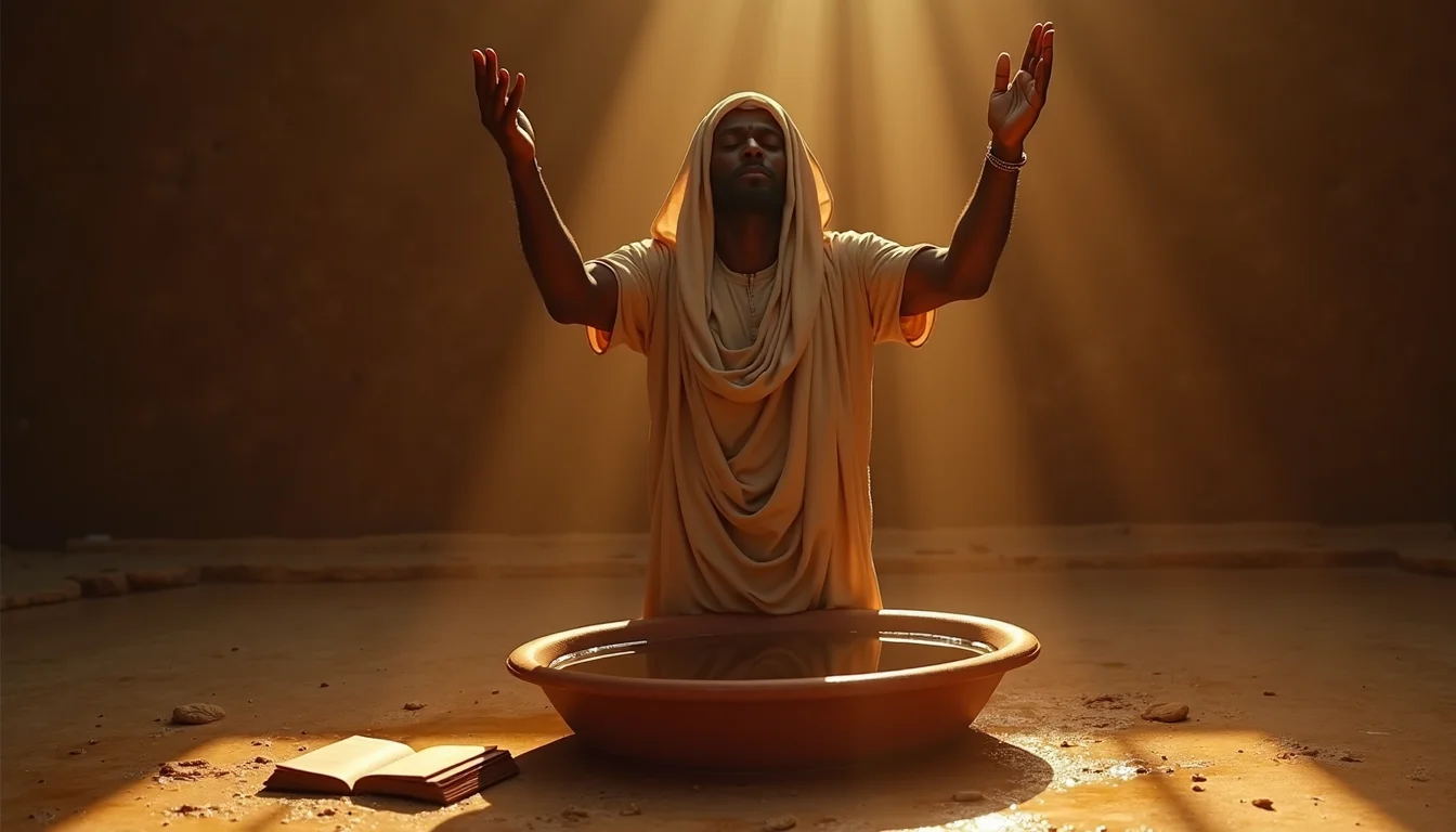 Le bain de purification et de protection totale d'Israël