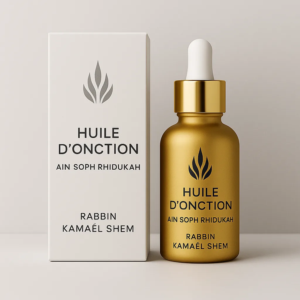 Huile d'onction Ain Soph Rhidukah