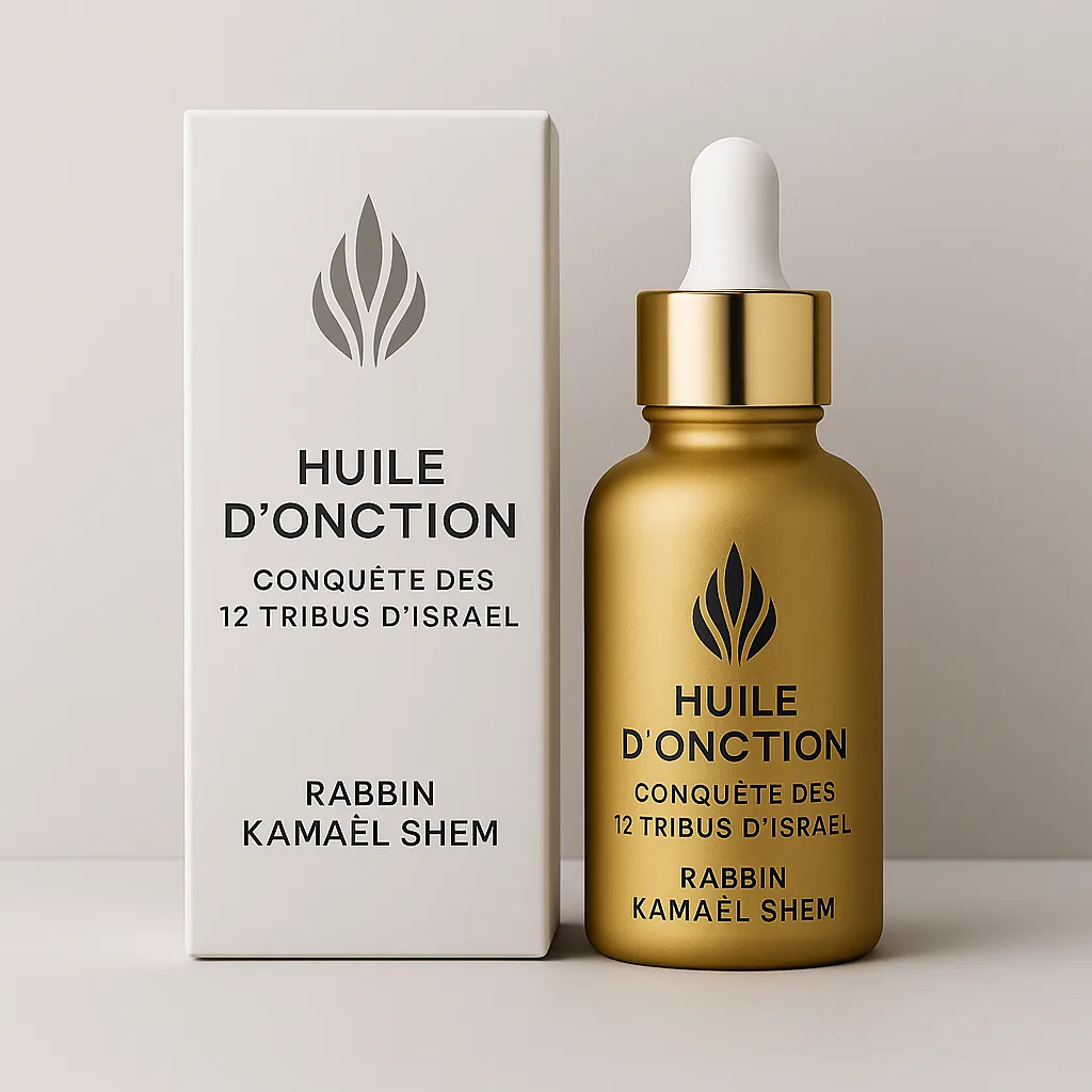 Huile d'onction Conquête des 12 Tribus d'Israël