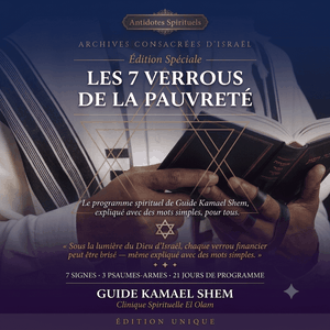 Couverture du livret « Les 7 Verrous de la Pauvreté » de Guide Kamael Shem