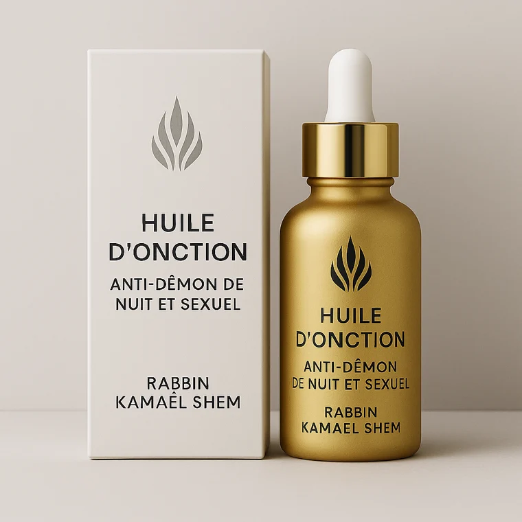 Huile d'onction Anti démon de nuit et sexuel — protection spirituelle du Guide Kamael Shem