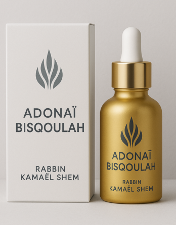 Huile d'onction ''ADONAI BISQUOULAH''