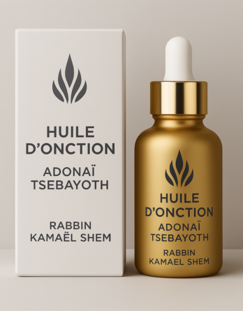 Huile d'onction ''ADONAÏ TSEBAYOTH'