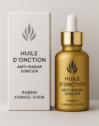 HUILE D'ONCTION Anti Radar sorcier