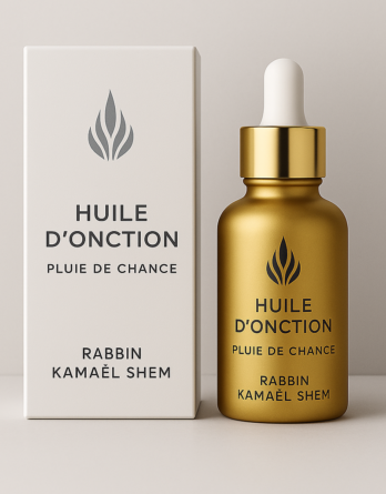 Huile d'onction pluie de chance